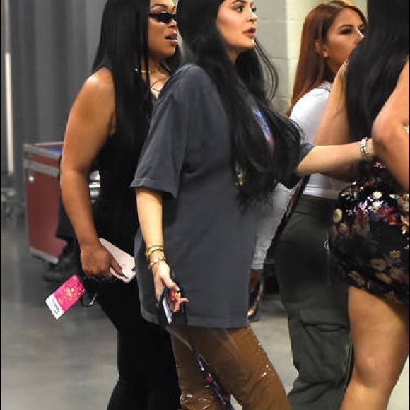 NEW as seen on Kylie patent pants - Picture 2 of 4